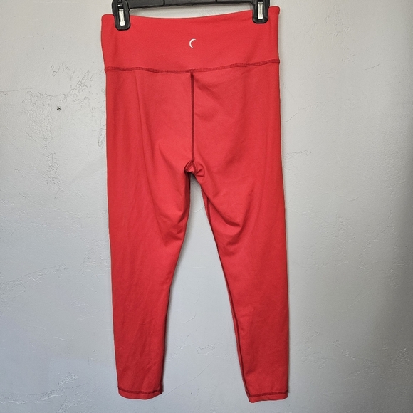 Zyia Active Women's 8-10 Red High-Waisted Leggings Compression Support Athletic - Picture 5 of 7